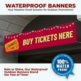 thumbnail image 5 of Tickets Large Banners and Signs for Outdoor by DreamController-Polyester Banner with 4 Holes for Easy Hang Indoor & Outdoor|4x1 Feet HD Banner to Promote Events| Made in USA, 5 of 6