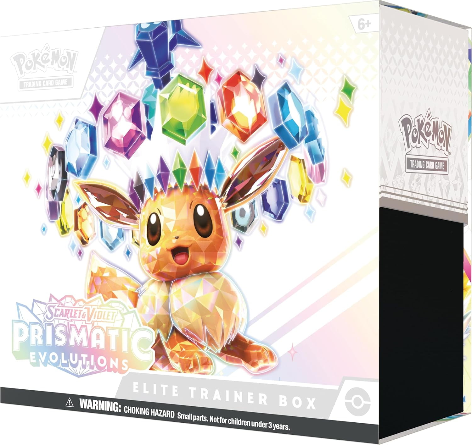 Pokemon TCG Scarlet & Violet Elite Trainer Box - Prismatic Evolutions of The Pokemon TCG (1 Fully Illustrated Promo Card, 9 Booster Packs & Premium Game Accessories)