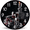 HJ-08, variant on Lucidhisun Colorful Retro Blocks Wall Clocks Silent Non-Ticking Battery Operated Clock 10inch, Wood Round Wall Clock for Bathroom Decorative for Living Room,Kitchen,Office