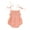 Pink, variant on Newborn Baby Toddler Girls Bodysuits Adjustable Spaghetti Strap Smocked Cotton Crepe Lace One-Piece Romper Jumpsuits Babydoll Onesie Purple,3-6 Months