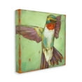 thumbnail image 4 of Stupell Industries Green Hummingbird Flying Animals & Insects Painting Gallery Wrapped Canvas Print Wall Art, 24 x 24, 4 of 8