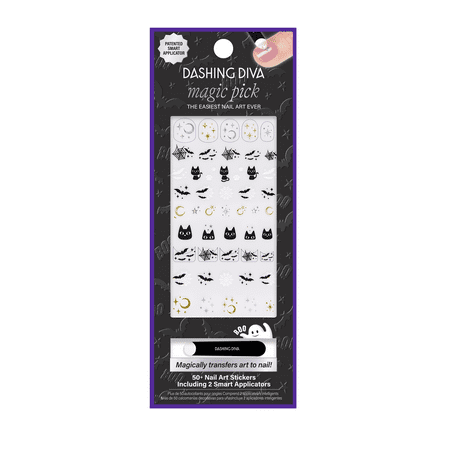 Dashing Diva Magic Pick Good Witch Nail Art Stickers