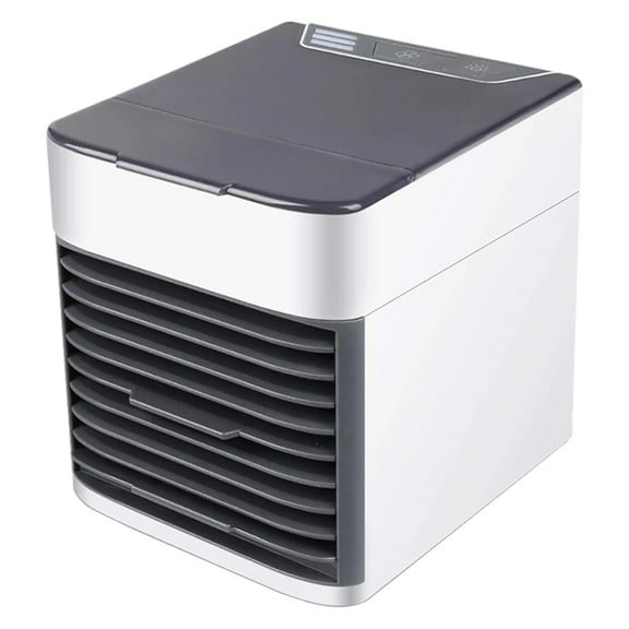 Portable Air Conditioner Fan, Personalized Climate Control, Extended Cooling Capability 3-in-1 USB Desktop Air conditioner with 7 Led Light Colors, Silent Operation for Kitchen,