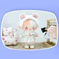 thumbnail image 1 of Baohd Doll Naked Cotton Comfortable Soft Adorable Dressing Puppet Hair BandWave Point Doll's Accessories Children Girls As Shown Naked Doll, 1 of 6