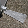 thumbnail image 2 of White American Flag 24-in Cast Aluminum Downspout Gutter Splash Block, 2 of 4