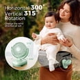 thumbnail image 6 of Momcozy Portable Stroller Fan with Clip | 4-Speed Mini-Fan for Carrier | Personal Fans Ultra Light 0.26lb | Gaps ≤4.5mm | Handheld Cooling | Rechargeable Rotate for Diaper Backpack/Table/Chair, 6 of 7