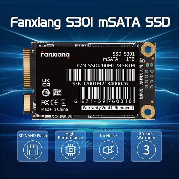 fanxiang S101 1TB SSD SATA III 6Gb/s 2.5 SSD Internal Solid State Drive,  Read Speed up to 550MB/sec, Compatible with Laptop and PC Desktops(Black)