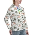 thumbnail image 6 of Daiia Vintage Palm Trees Pattern Women's Fashion Hoodies & Sweatshirts with Kangaroo Pocket Hooded Sweatshirt with Eye-catching Drawstrings-XX-Large, 6 of 7