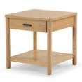 thumbnail image 5 of Safavieh Jaylessa Solid Wood 1 Drawer End Table in Natural, 5 of 13