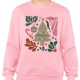thumbnail image 2 of Boho Holiday Collage Sweatshirt Unisex 2X-Large Pink, 2 of 5