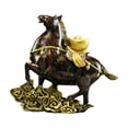 thumbnail image 2 of Estatua de caballo Fengshui Figura de resina Obra de arte Coleccionable Adorno de mesa para Vistoso, 2 of 9