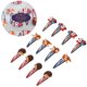 thumbnail image 2 of Snap Hair Barrettes Frcolor Hair Clips for Baby Girls Cartoon Style Resin Material All Seasons 12Pcs, 2 of 4