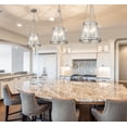 thumbnail image 5 of 3 Light Pendant In Industrial Style-25 Inches Tall And 12 Inches Wide-Brushed Nickel Finish    -Traditional Installation Z-Lite 341P12-Bn, 5 of 7
