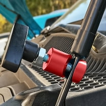 CxhicLuv Car Hood Strut Holder, Auto Trunk Hydraulic Rod Clip, Aluminum Alloy Anti-Pinch, Modification Accessories, Strut Fixing for Car Modifiers, Owners, Red