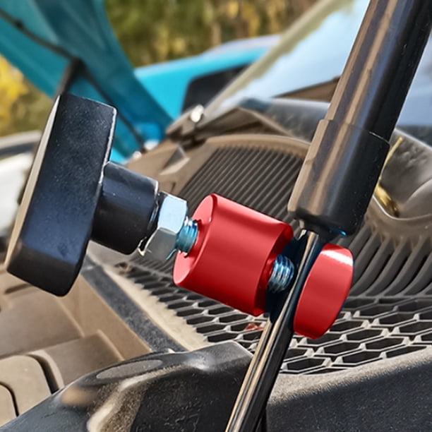 Varilla de soporte para elevación de capó de coche | Soporte de aleación de aluminio para capó | Herramienta de seguridad para puntal hidráulico de maletero | Protección antipinzamiento para