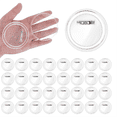 thumbnail image 2 of 28 Pcs Photo Buttons 3 Inch Clear Button Pins Bulk for Picture, Custom Blank Pins, Acrylic Making Kit, 2 of 4
