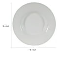 thumbnail image 5 of Benjara Enticing Round Decorative Porcelain Plate, White-Color:White, 5 of 5