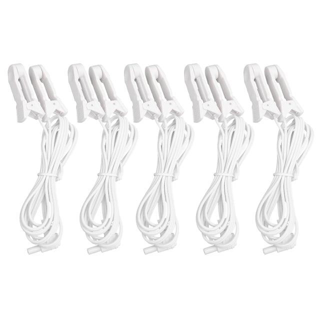 Cable TENS, 5 unidades/bolsa, Clip de oreja de 2,35mm, Cable conductor de electrodo, Cable conductor de electrodo de grado profesional