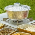 thumbnail image 3 of CSChome Pot en Aluminium avec Couvercle, Poêle en Aluminium avec Couvercle : Récipient Alimentaire à Chauffage Rapide et Uniforme (6 Pcs, Cuisson Polyvalente, pour Pot de Camping en Papier d'Aluminium), 3 of 7