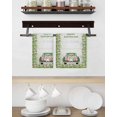 thumbnail image 3 of Spring Easter Kitchen Dish Towels for Drying Dishes Set of 3, Easter Eggs Bunny Truck Botanical Wooden Waffle Weave Microfiber Hand Tea Bathroom Towels Quick Dry & Absorbent Towel 15.7x23.6, 3 of 7