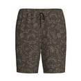 thumbnail image 4 of Wukai Dinosaur Men’s Short Pajama Pants With Pockets Soft Sleep Pj Shorts for Men-Medium, 4 of 6