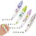thumbnail image 1 of HUGFEGWE Cute Animal Type Decorative Pen 2023 New Decorative Tape Pen Creative Cartoon Pattern Lace Correction Tape Children's Card Postcard Notebook Mini Cute Markers(B) CJB91-26913, 1 of 7