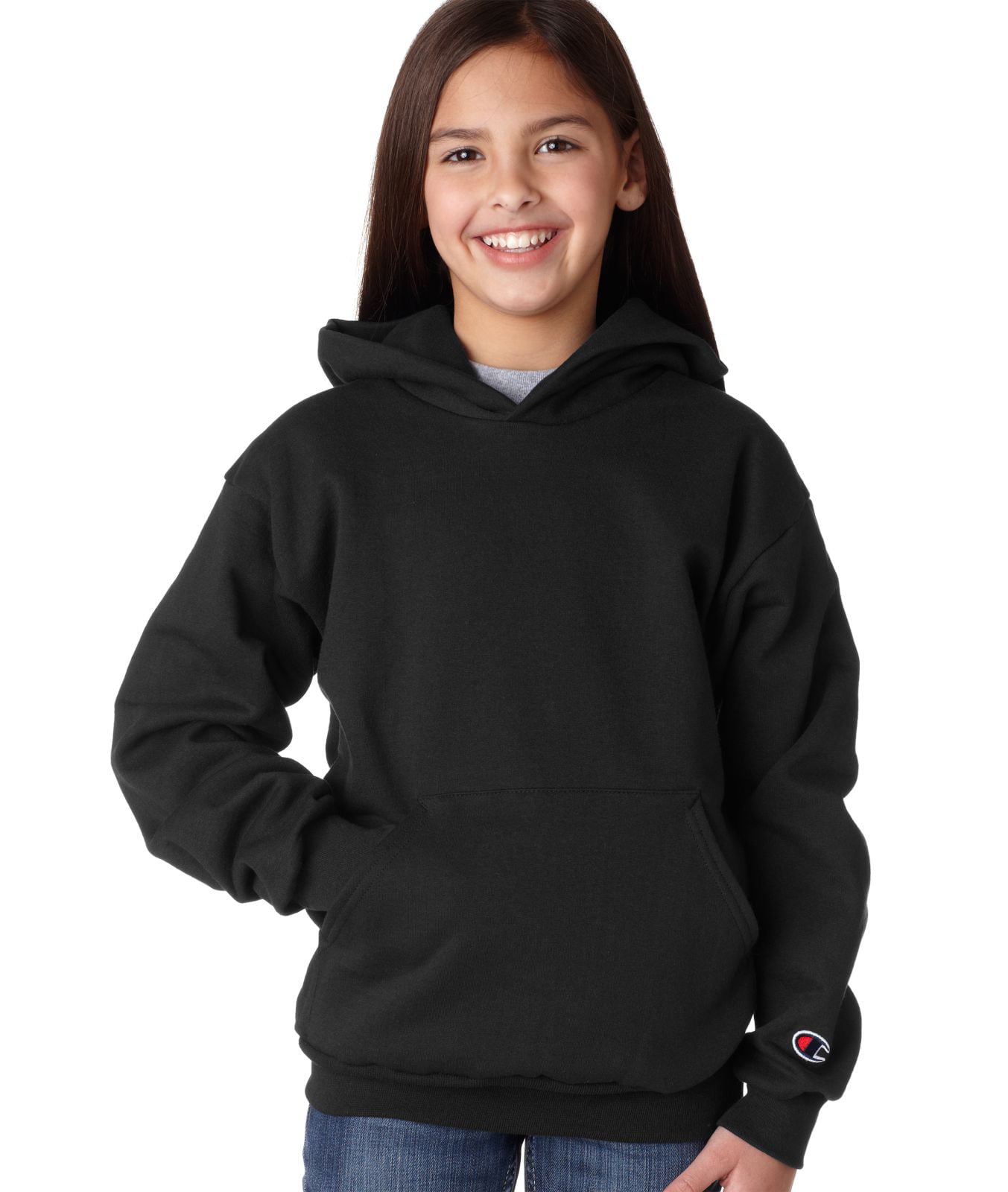 champion double dry action fleece pullover hood