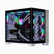 Velztorm Mini Lux Gaming Custom Desktop (AMD Ryzen 9 5950X 16-Core, GeForce RTX 3050, 64GB RAM, 128GB m.2 SATA SSD + 2TB HDD, Wifi, USB 3.2, HDMI, Display Port, Win 10 Pro)