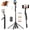 Tripod with 2 Mini Square Lights, variant on Tripod for iPhone with Light Vlogging Camera, Auto Face Tracking Tripod 360 Rotation with Remote, No App, Portable Travel Phone Holder for Video Recording Live Streaming, Content Creator Essentials