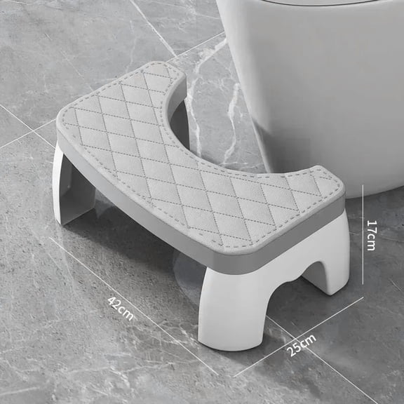 Universal Squatty Potty Toilet Stool - Waterproof Foot Stool for Adults, Kids, Seniors & Pregnancy Support