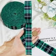 thumbnail image 4 of 15 Yards Polyester Ribbons Green and Black Jacquard Ribbon Flat with Stripe Pattern Tyrolean Ribbon for DIY Handmade Bag Straps Camera Strap Webbing Belt Accessories Wide: 38mm, 4 of 8