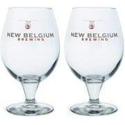 New Belgium Brewing Co. Globe Beer Glass - 16 oz - 2 Pack