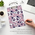 thumbnail image 4 of GZHJMY Lovely Flower Panda Clipboard Classrooms Office Clipboard A4 Standard Letter Size 9" x 12.5" with Low Profile Metal Clip Decorative Clip Boards for Teachers, 4 of 6