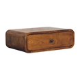 thumbnail image 2 of Lesuto Avora Wall-Mounted Honey Caramel 1 Drawer Nightstand - Modern Style, Wood, 2 of 10