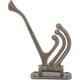 thumbnail image 2 of Swivle Hook Zinc Alloy Wall Mounted Coat Hook Multifunctional Foldable Decoration Robe Hook(Antique Bronze), 2 of 5
