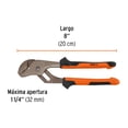 thumbnail image 3 of Pinzas de extensión Truper 8' mango Comfort Grip Expert, 3 of 3