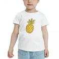 thumbnail image 2 of Pineapple Funny Toddler T Shirts for Boys Girls (White, 3T), 2 of 5