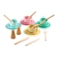 thumbnail image 3 of Platos de madera, vajilla, juegos de rol, tazas, tenedores educativos, accesorios de cocina de madera para niños, niñas y niños., 3 of 9