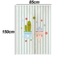 thumbnail image 2 of Cloth partition kitchen half curtain household bathroom curtain Simple green plant door curtain, 2 of 6