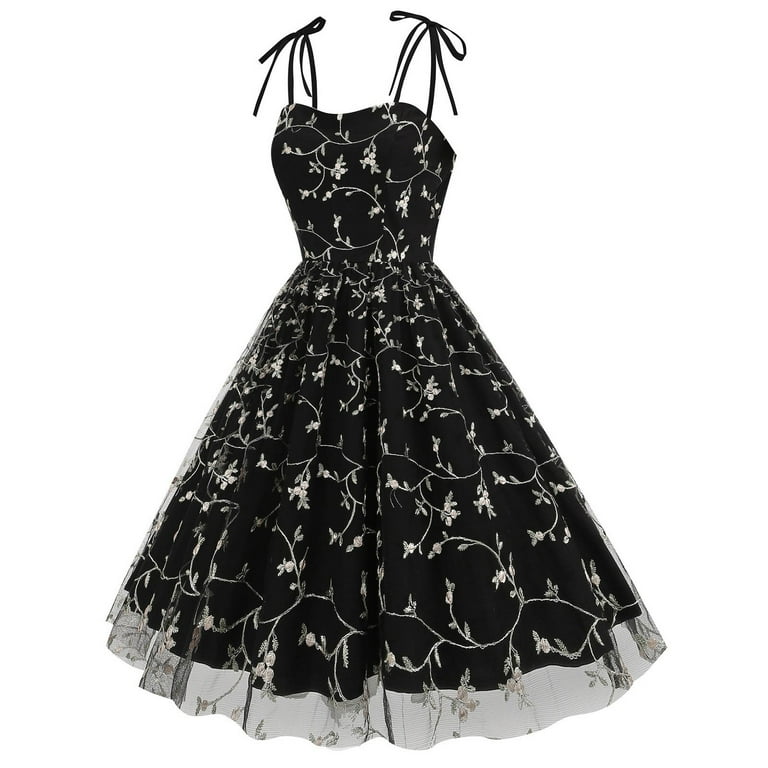 slim fit dress slacks Gorgeous Black Floral Embroidered Prom Dress ASSD029