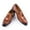 Brown, variant on Loafers for Men Tassel New Style Shoe Men's Cowhide Handmade Sewing Casual Wedding Party Slip on Pointed Dress Shoes Man Black 8