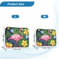 thumbnail image 4 of FORMRS 13"-13.3" Laptop Sleeve Protective Case Soft Carrying Quilted Computer Bag Cover, Pink Flamingo Pattern, 4 of 7