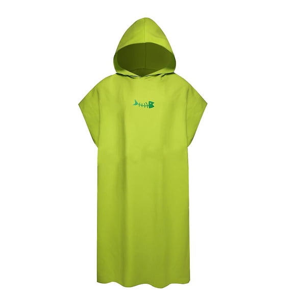 Men and women's diving suit changing bathrobe raincoat quick-drying hooded towel sweat-absorbing swimsuit summer beach pool swimming #n