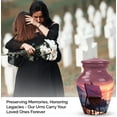 thumbnail image 4 of Keepsake Urns For Ashes Small - Sunset With Theme Painting Urn - Urns For Human Ashes Adult Female Mom & Male Dad - Cremation Keepsake Urns For Ashes - Burial Urn (Size - 3Inch, 2Pcs), 4 of 5