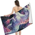 thumbnail image 2 of PHYHOO Galaxy Star Unicorn Sand Free Microfiber Beach Towel Lightweight Oversized Quick Dry for Kids &amp; Adults for Swimming, Pool, Camping, Yoga, Traveling Essentials 30x60in, 2 of 8
