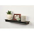 thumbnail image 2 of Hillman Fasteners 36 in. High & Mighty Beveled Floating Shelf, Black, 2 of 5