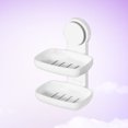 thumbnail image 2 of Raindrops  2 -Tier Soap Dishes for Bathroom Wall Mounted Holder Travel, 2 of 8