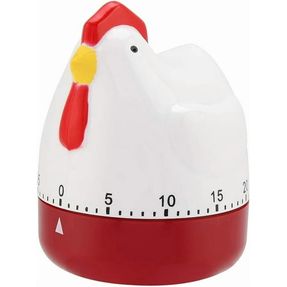 Cooking Timer Magnet, Lovely Chicken Timer Mechanical Kitchen Cooking Alarm Clock for Home Decor Timing Reminder