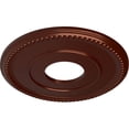 thumbnail image 3 of Ekena Millwork 12 1/2"OD x 3 7/8"ID x 3/4"P Bradford Ceiling Medallion (Fits Canopies up to 6 5/8"), Hand-Painted Antique Copper, 3 of 6