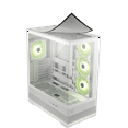 thumbnail image 3 of MSI MAG PANO 110R PZ WHITE Mid-Tower Chassis, 270-degree Panoramic Display, Airflow Optimization, ATX/Micro-ATX/Mini-ITX, 3 of 6